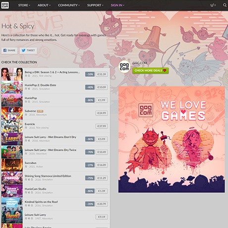 GOG Adult Games